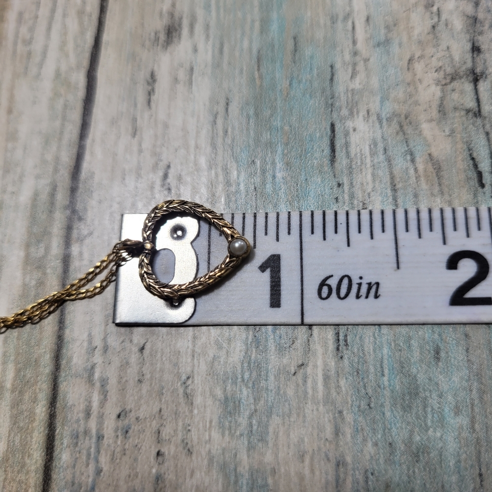 Open Heart Necklace. - Picture 4 of 7